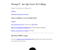 Tablet Screenshot of orangumovie.com